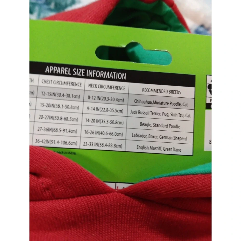 Dr. Seuss NWT Sz XS The Lil Grinch Christmas Holiday Pet Hooded PJs Dogs Red